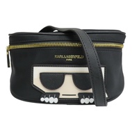 黑色 規範 腰包【KARL LAGERFELD】