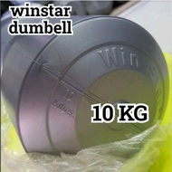 10 KG WINSTAR DUMBELL DAMBEL BARBLE DUMBLE BARBEL