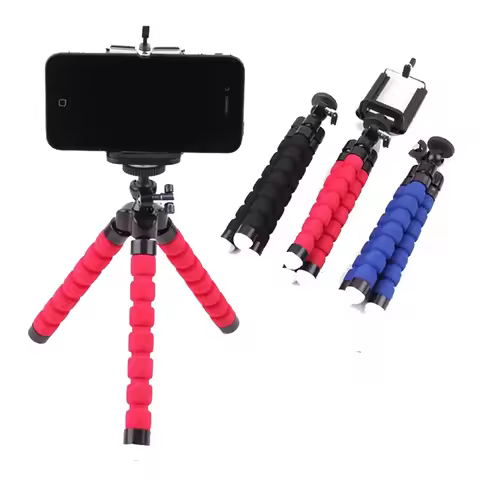 Tripod Octopus GoPro Hero 12 11 10 9 Black Flexible Holder Selfie Stand Bracket Sponge Deformation C