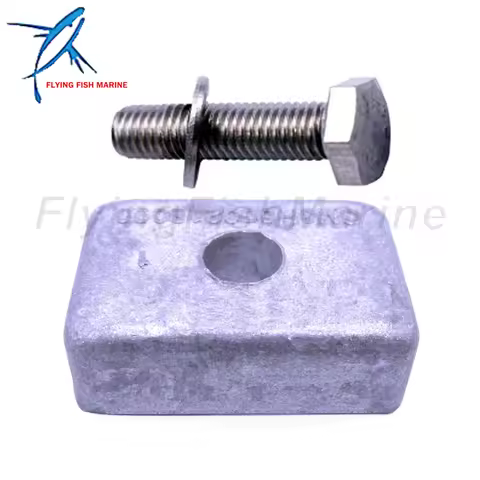 Outboard Engine 97-875208 Lower Unit Gearbox Anode for Mercury Mariner 8HP 9.9HP 15HP 20HP Boat Moto