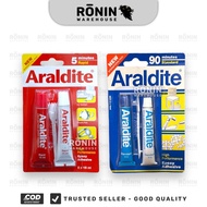 MERAH ARALDITE Epoxy Glue 5 Minutes 90 Minutes Red biru