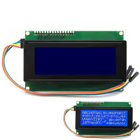I2C IIC LCD 2004 Blue Display Module Blue Backlight Color for Arduino