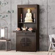 MH36Modern Buddha Shrine Altar Cabinet Altar Hallway Clothes Closet Statue Altar Shrine Home Living Room God of Wealth W