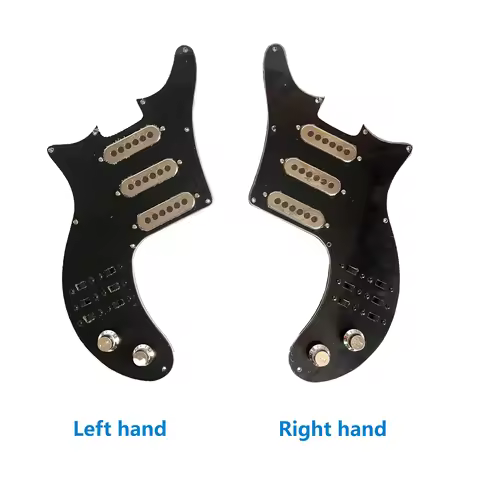 Left SSS Prewired Guitar Pickguard Set Burns Tri-Sonic Pickups Multifunction Switch Harness For Bria