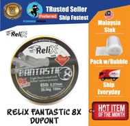 NINJA - RELIX Fantastic 8x Braided Line 10lb 20lb 30lb 40lb 50lb 65lb 150m Fishing Line Teflon Dupon