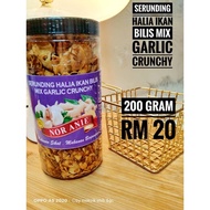 SERUNDING HALIA BILIS MIX GARLIC CRUNCHY/MAKANAN PANTANG/SNEK KUDAPAN SIHAT/SNEK DIET