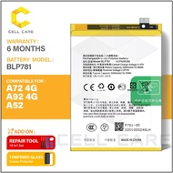 Battery BLP781 FOR OPPO A92 CPH2059 / A52 CPH2061 CPH2069 / A72 4G CPH2067 BLP781 (4880 mAh)
