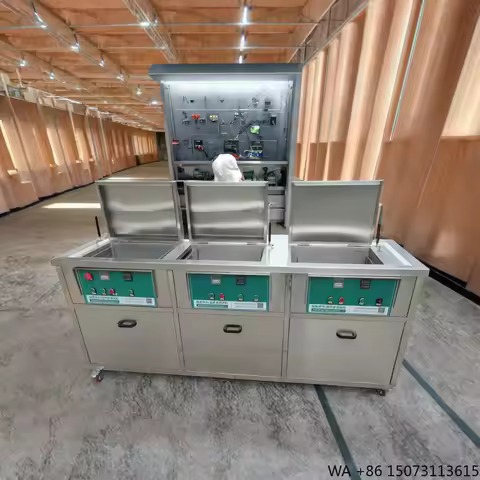 Industrial Electric Ultrasonic Cleaner Multitank Bubbling Dpf Filter Cleaning Machine Filtering Syst