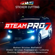 PRO7 TEAM Cutting Sticker