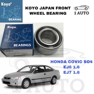 (MADE IN JAPAN) KOYO JAPAN FRONT WHEEL BEARING HONDA CIVIC SO4 EJ6 EJ7 1.6 (1PC)