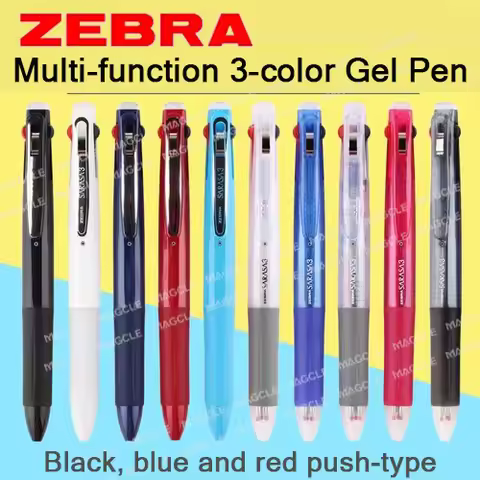 Zebra Sarasa Multi-function Gel Pen J3J2 3 in 1 Colored Replaceable Refill Handbook Pens Essential D