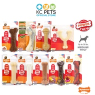 Nylabone Dura Chew Power Chew Durable Dog Chew Toy Wolf Up to 35lbs / 16kg - kcpetsg