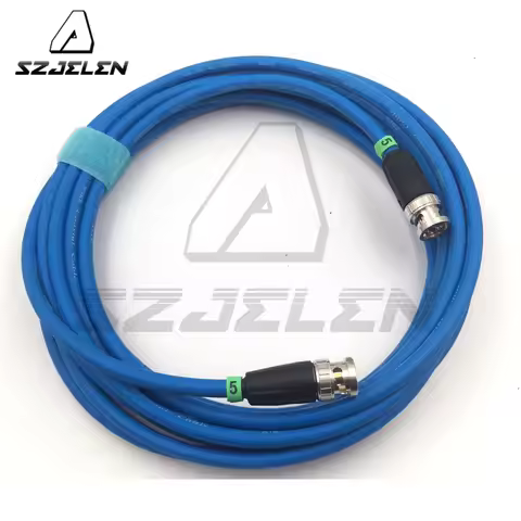 SZJELEN Blue cable 12G HD SDI Video Coaxial Cable, Neutrik BNC to BNC 75-Ohm Coax Cable, CANARE LV-6