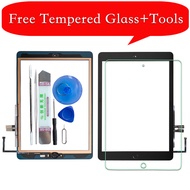 JDT New For Pad 9.7 (2018 Version)  6 6th Gen A1893 A1954 Touch Screen Digitizer  Glass With Home Bu