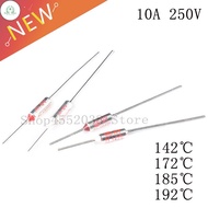 GD 5Pcs/lot TF Thermal Fuse RY 10A 250V  Series Metal shell Fuses 142/172/185/192 centigrade 250V 10