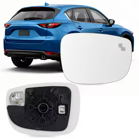 Heating Side Mirror Glass Clear Lens Door Wing Rear View Mirror with Blind Spot for Mazda CX-5 CX-9 