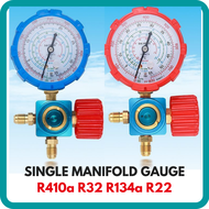 Single Manifold Gauge R410a R32 R134a R22 Refrigerant pressure list Precision Thread Interface Home Car Aircond