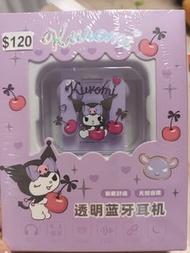 全新Kuromi 透明藍牙耳機
