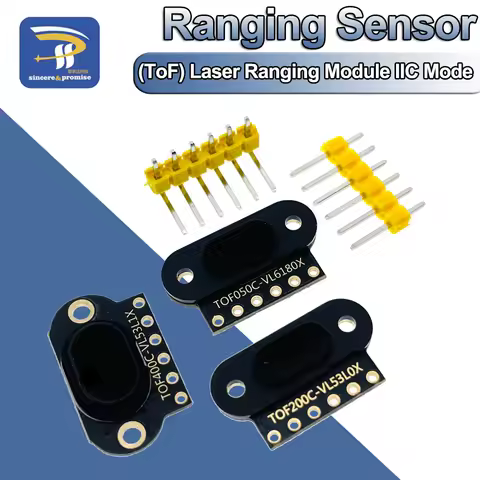 VL6180/VL53L0X/VL53L1X Time of Flight (ToF) Laser Ranging Sensor Module TOF050C TOF200C TOF400C 50CM