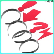 4 Pcs Novelty Headband down Headwear Party Funny Hoops Cute Symbol Celebrations