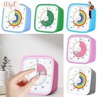 LILY Visual Timer, 60 Minute Time Management Classroom Timer, Portable Study Tool ABS Silent Countdo