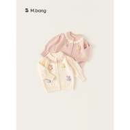 Jacket wool cardigan M.Bang for girls spring and autumn with rabbit embroidery QY42124