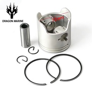6K5-11631 Piston And Ring 6K5-11601 STD For Yamaha Outboard Motor 2 Stroke 60HP 70HP 3 CYL Powertec 