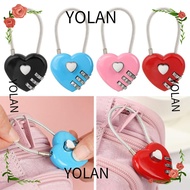 YOLANDAGOODS1 1pc Padlock Gift Outdoor Dial Combination Luggage Code Travel Suitcase 3 Digit Passwor