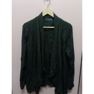 T697(Mk63)S2 Long Coat With Buttons Folded Sleeves Gray Color Cottonon Label Chest Size:" Waist:"