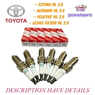 Ready Stock 6pcs Toyota 2GR-FE 3.5 V6 Engine Iridium Spark Plug Vellfire/Alphard/Estima/RX350 90919-