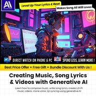 Video Course: Creating Music, Song Lyrics & Videos with Generative AI | Ai Music | Ai Course