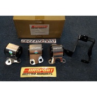 Hasport Civic EJ EK Billet Replacement Engine Mount Mounting kit B16A B18C B20B D15 D16