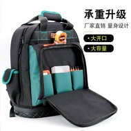 Electrician Canvas Portable Tool Bag Dedicated Backpack Multifunctional Installation Elevator Wear-R