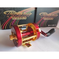 รอกเบทกลม รอกตกปลาหน้าดิน Poseidon รุ่น Rocket 6500cs รุ่นใหม่สุด 2025 สีลิมิเต็ด เฟรมทอง