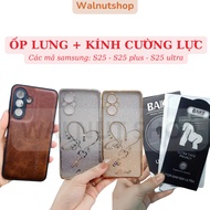Case + tempered glass full code samsung S24, S24plus, S24ultra, S24fe || Baiko HD tempered glass - a