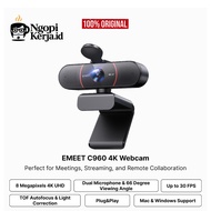 EMEET Smartcam C960 4K Ultra HD Autofocus Webcam with Dual Microphone - Webcam 8 Megapixels 4K UHD T