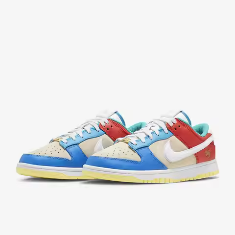 Nike Official Dunk Low Couple's Durable Low-Cut Casual Shoes FD4203-111