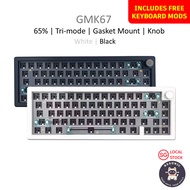 [✅ SG INSTOCK] GMK67 V2 60% 65% Barebones Wireless Tri-Mode Knob Gasket Mount Volume Knob RGB Mechan