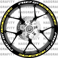 Mio gt racing rim sticker