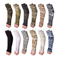 Ice silk Sun Protection sleeve Ice silk sleeve Outdoor Sunshade Arm Cycling Fishing Sun Protection I