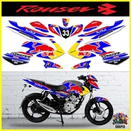 ☑ ✓ ♀ ROUSER Bajaj 135 Full Decals Sticker Set Kawasaki - New Design (Free Stickers)