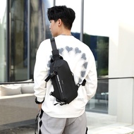 Ulzzang Korean Fashion Nylon Men Pouch Bag Chest Pack Crossbody Bag for Men Birthday Gift