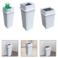 Kesoto Square Trash Can Open Top Tall Garbage Can Industrial