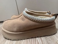 UGG 厚底毛毛拖鞋
