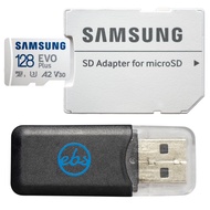 Samsung EVO Plus 128GB MicroSDXC SD Card Works with GoPro Hero 10, Hero 9, Hero 8, Hero 7 Action Cam