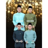 Baju Melayu Slimfit Como Moden/Baju Melayu Raya Nikah dan Tunang Version 1 colour tema Hijau Emerald/Mint/Dusty