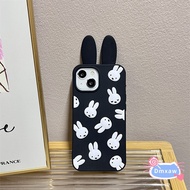 For Vivo V30 V27 Pro V29 Lite TI T2x iQOO Z3 U1x U3 Z6 Lite Neo 6 Z6x Z7x Z8x Cute Miffy Rabbit Sili