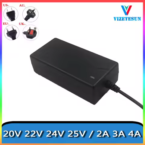20V 22V 24V 25V AC DC Power Adapter 20 22 24 25 Volt Adaptor 2A 3A Switching Supply EU US Plug Adapt