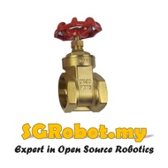 DN15 DN20 DN25 Brass Gate Valve Water Gate Valve