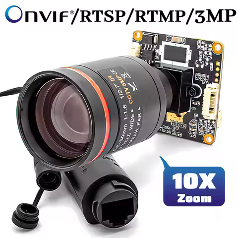 10X Zoom IP Camera Module 3MP 25FPS IMX307 CMOS Support Onvif RTSP RTMP H.265 With 5-50mm Varifocal 